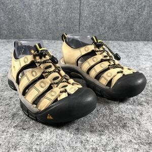 Keen Newport Sandals Womens Size 7 Tan Leather Closed Toe Hiking Water Shoes